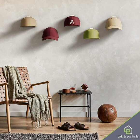 The Original Hat Hook  Display w/ Adhesives  - 12 pack - WHITE BRAND NEW - Picture 5 of 7